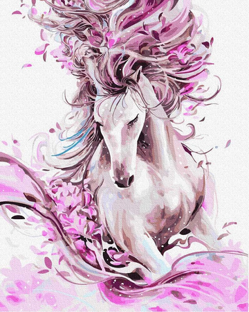 Rózowe marzenia Malowanie po numerach