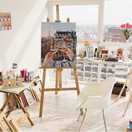 Na dachu w Paryżu Malowanie po numerach