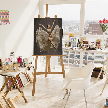 Baletnica w locie Malowanie po numerach