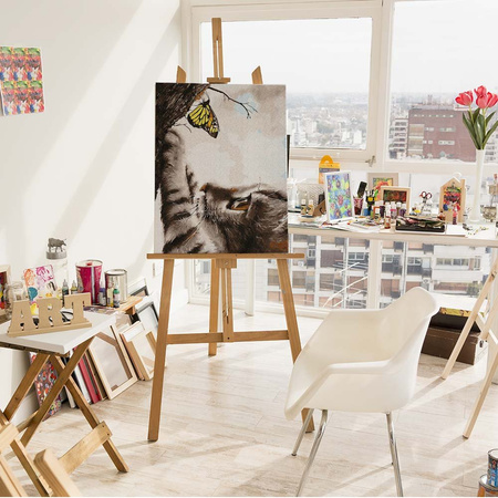 Kotek i Motyl Malowanie Po Numerach