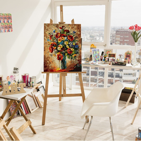 Kolorowe Kwiaty Malowanie po numerach