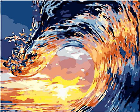 Fala Obraz Do Malowania Po Numerach