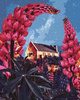 Kwitnąc pod niebem 40x50 Malowanie po numerach