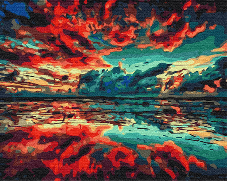 Odbicie Świata Obraz Do Malowania Po Numerach