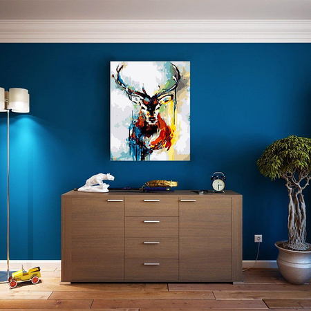 Magiczny jeleń Obraz Do Malowania Po Numerach