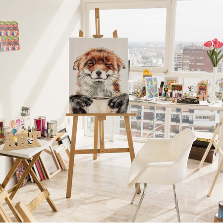 Lisek i poranna kawa Malowanie Po Numerach