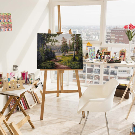 Leśna droga Malowanie po numerach