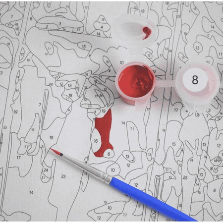 Zachód Słońca Nad Zalewem Obraz Po Numerach Bez Ramy